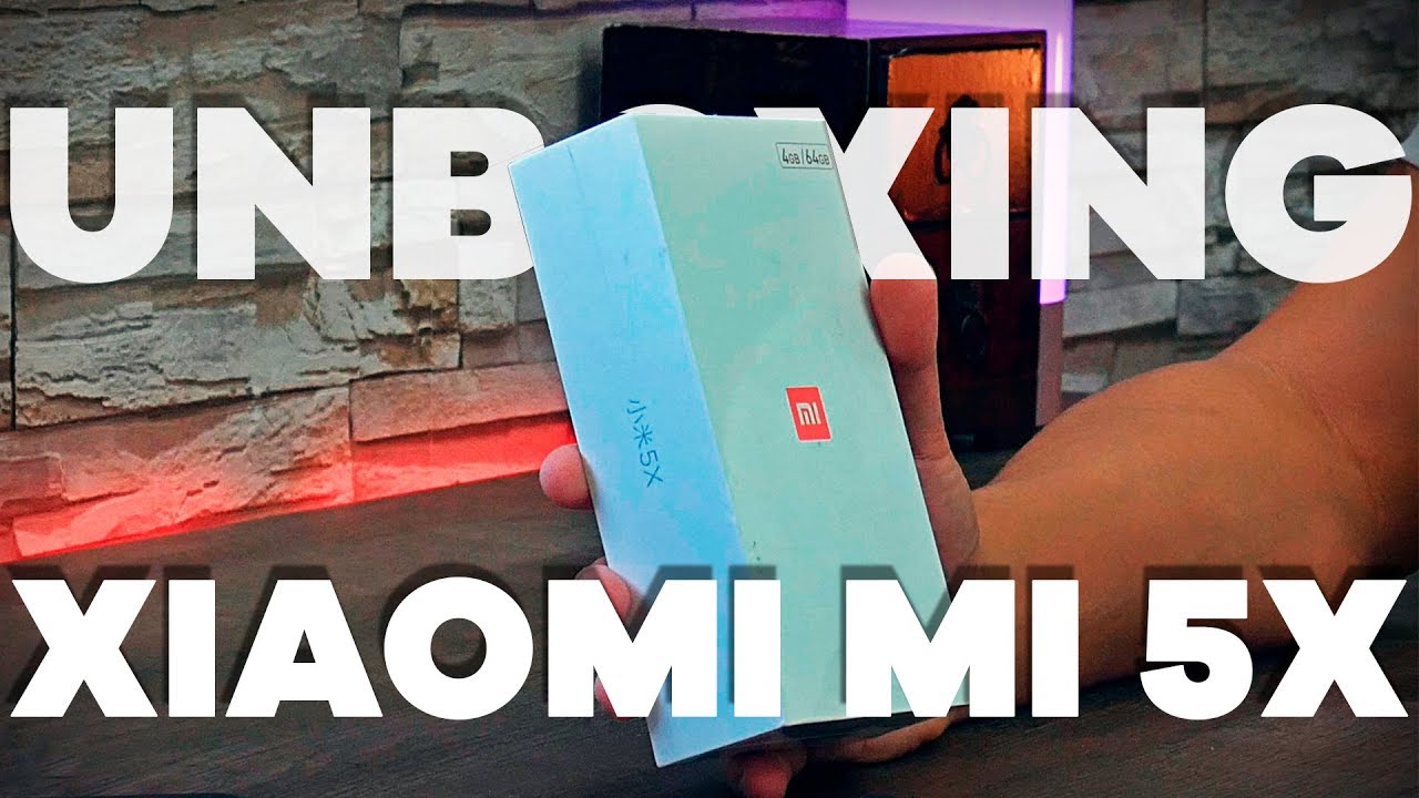 Ele é bonitinho né! Unboxing Xiaomi mi 5X