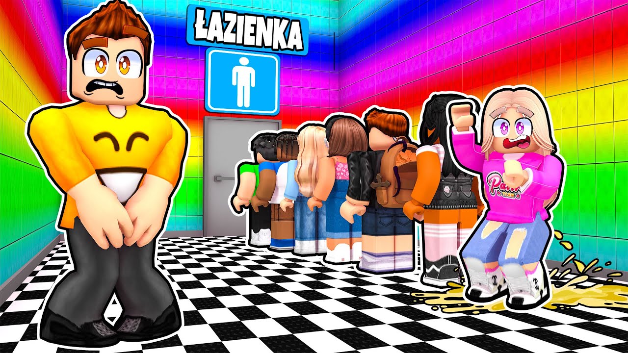 CZEKAM W NAJDŁUŻSZEJ KOLEJCE DO TOALETY 🚽 w Roblox!