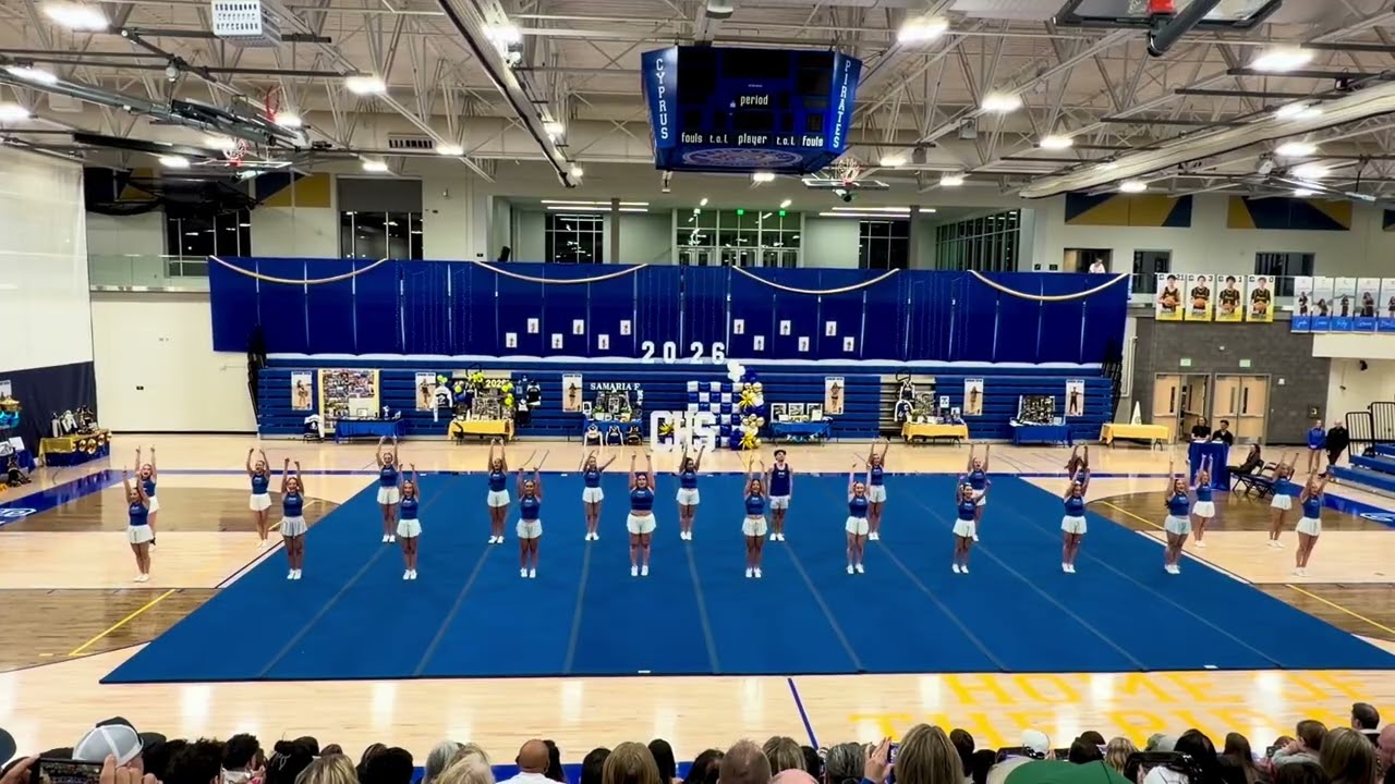 Cyprus Cheer Showcase - Senior Cheers & Sidelines