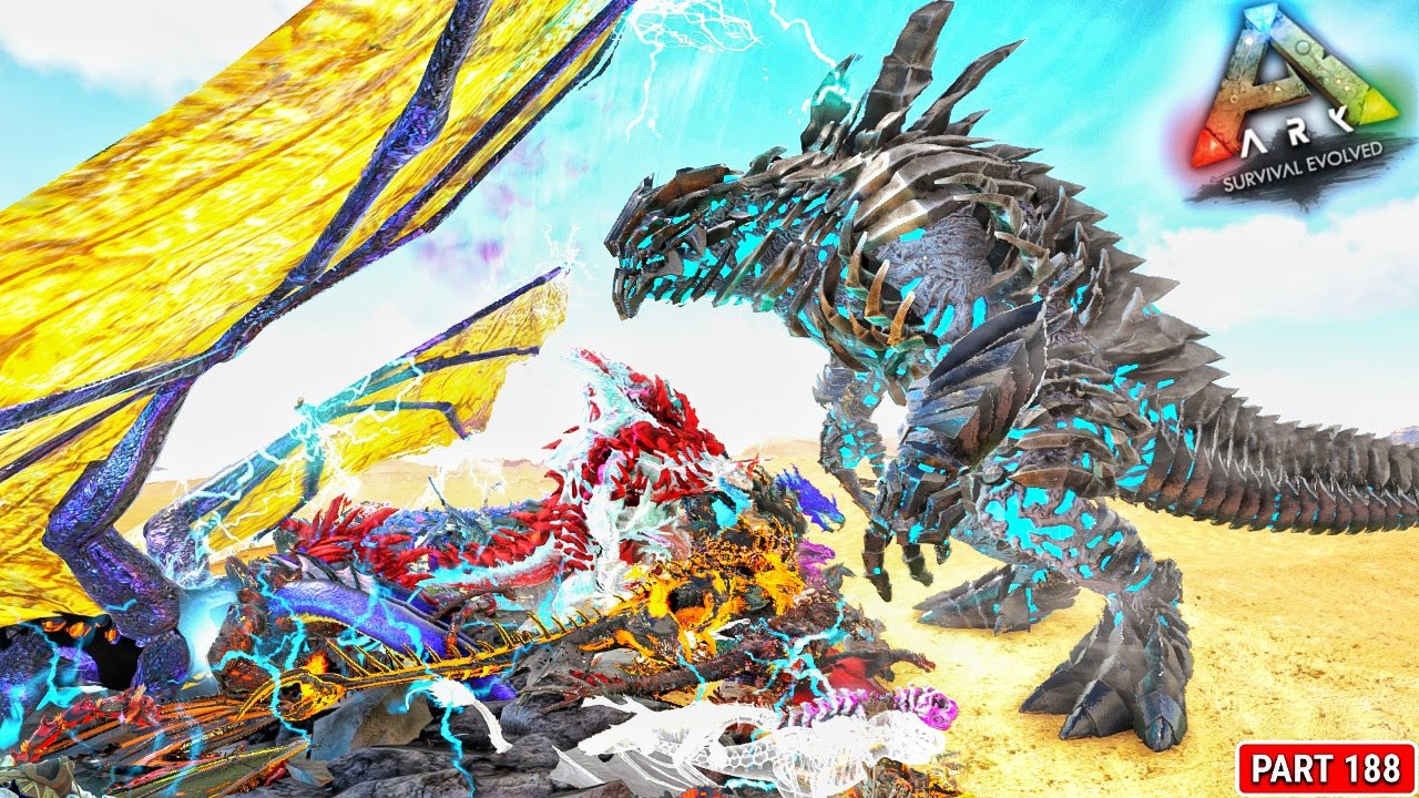 The End 300+ Dino Army VS End Game Boss 🔥🔥 : ARK New Mega Modded : ARK Survival Evolved : Part 188