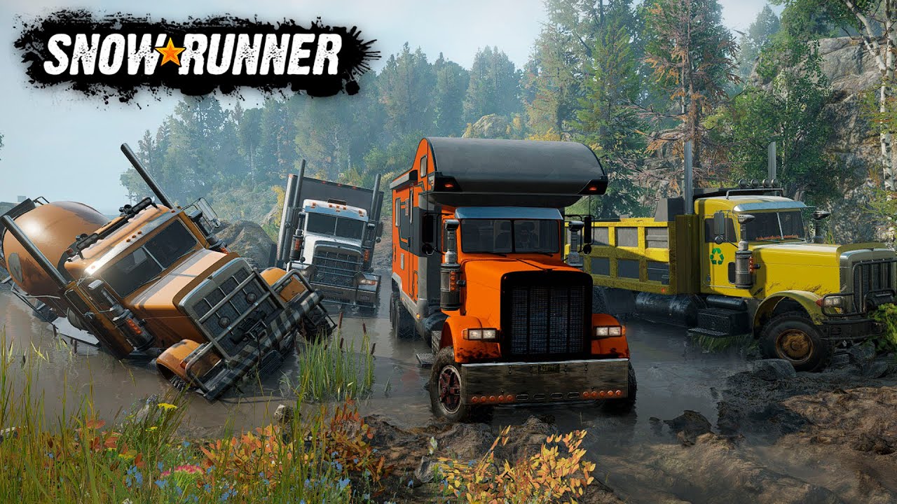 ¡4 LOCOS EN CONVOY DE SNOWRRUNER! | RISAS Y DIVERSIÓN