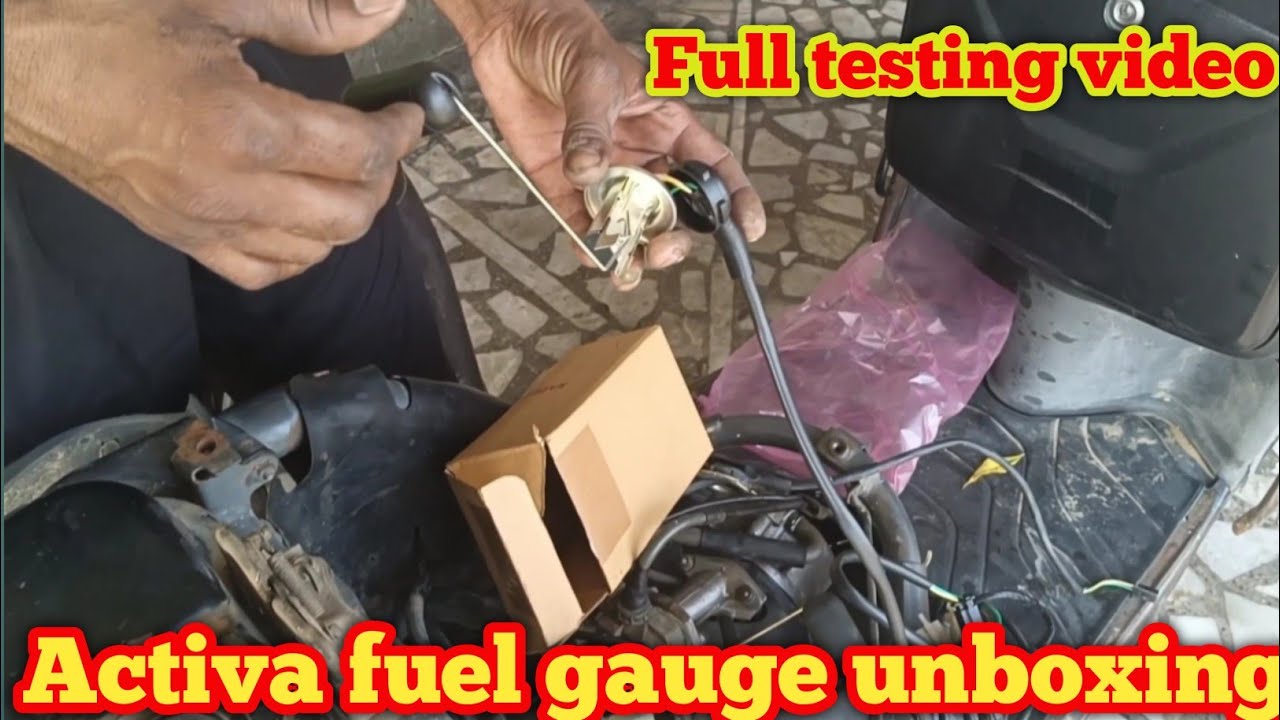 activa fuel gauge unboxing and testing...