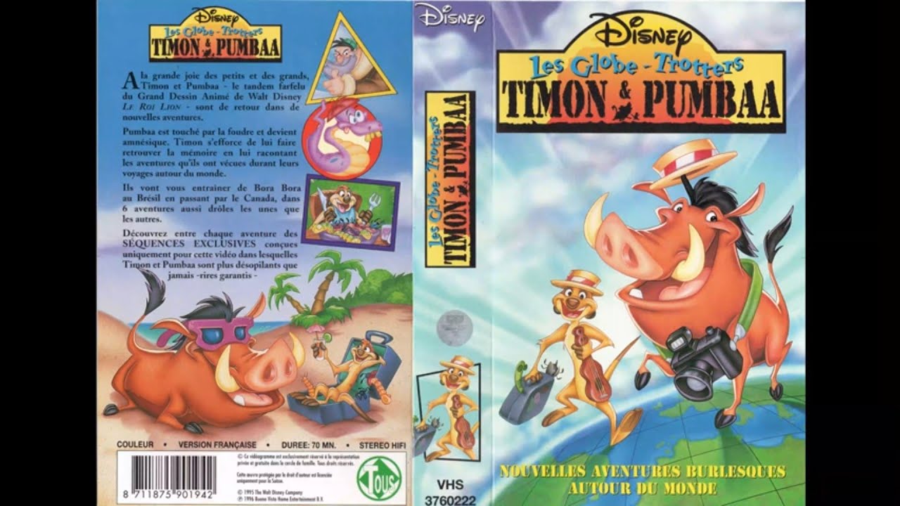 Walt Disney VHS, Bandes Annonce, 1996