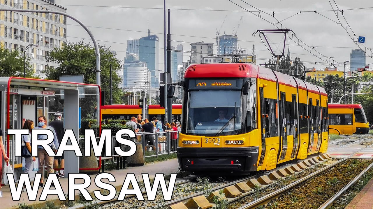 🇵🇱 Trams in Warsaw - Tramwaje w Warszawie (4K) (2020)