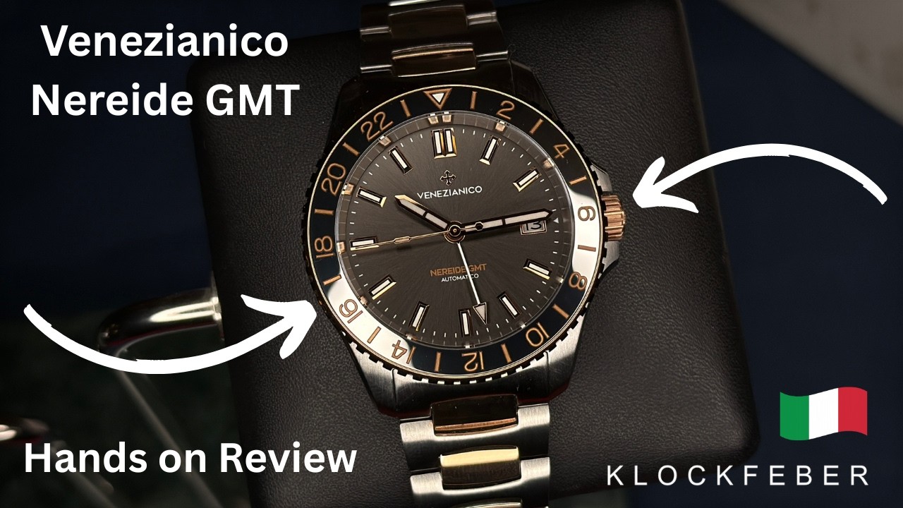 Обзор часов Nereide GMT Grand Tour от Venezianico. 🌍 Настоящее GMT ​​в тонком корпусе 39 мм