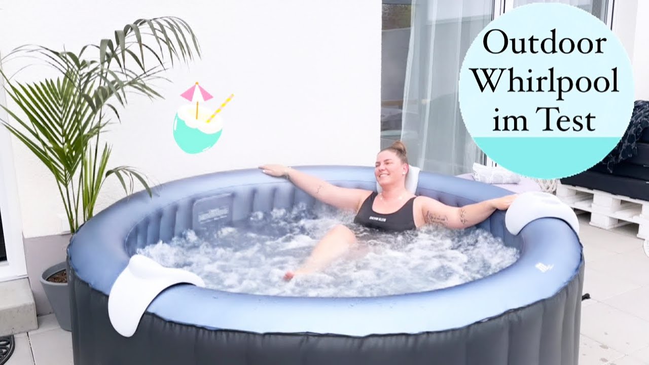 Neuer OUTDOOR  WHIRLPOOL! Miweba MSpa Bergen Whirlpool 2021 IM TEST!
