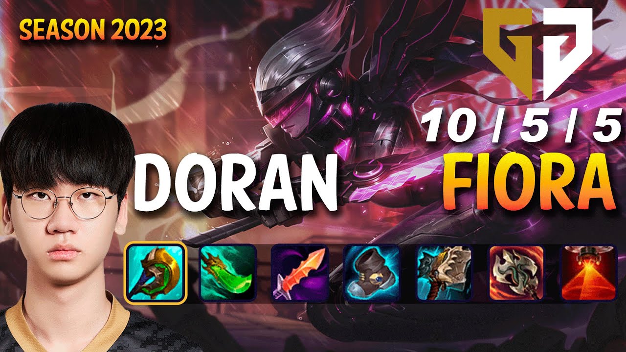 GEN Doran FIORA vs DARIUS Top - Patch 13.20 KR Ranked