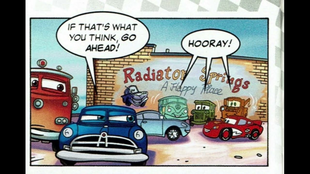 Disney Pixar Cars Dirty Job Comic Dub