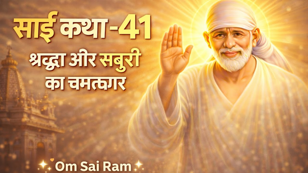 अटूट श्रद्धा का चमत्कार🌹साई कथा-४१🙏🏻 #saikatha #saibaba #sailadlireena #sai 