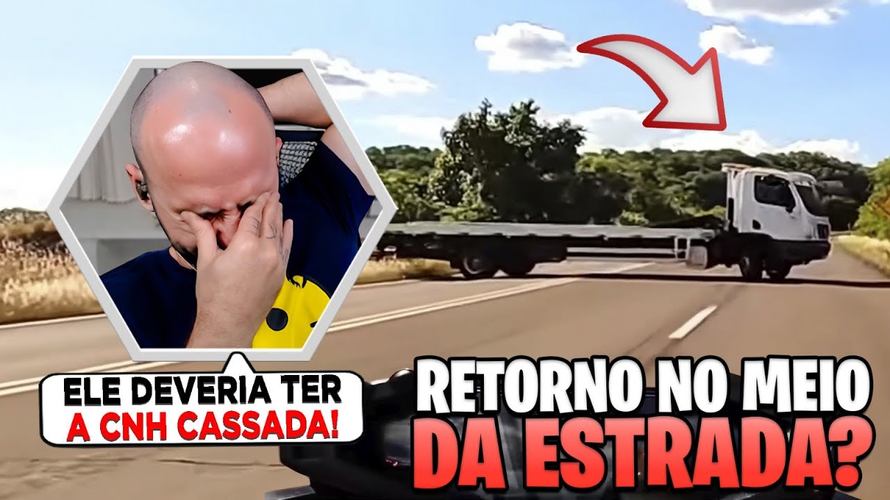 O QUE ELE FEZ É INACEITÁVEL, UMA PESSOA ASSIM NÃO PODE TER CNH! - React SUSTOS DE MOTO (EP. 244)