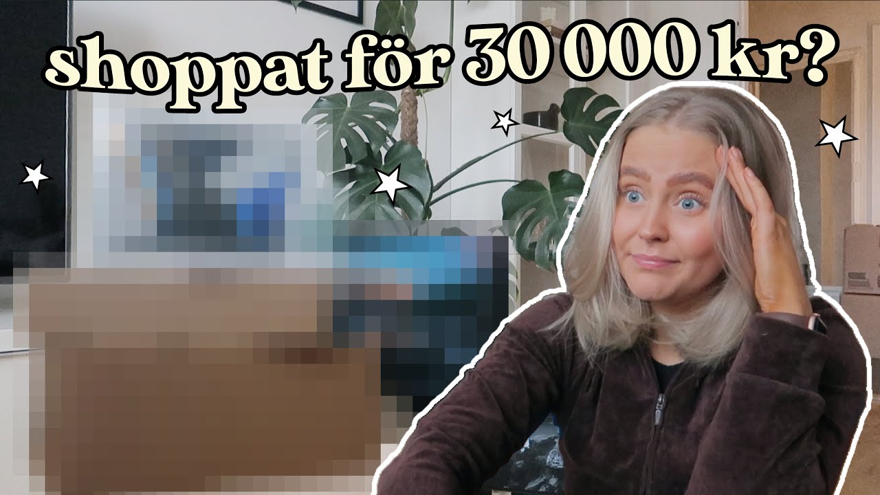 jag har shoppat för 30 000 kr?! ☆ fixar mitt hemmakontor - vlogg!