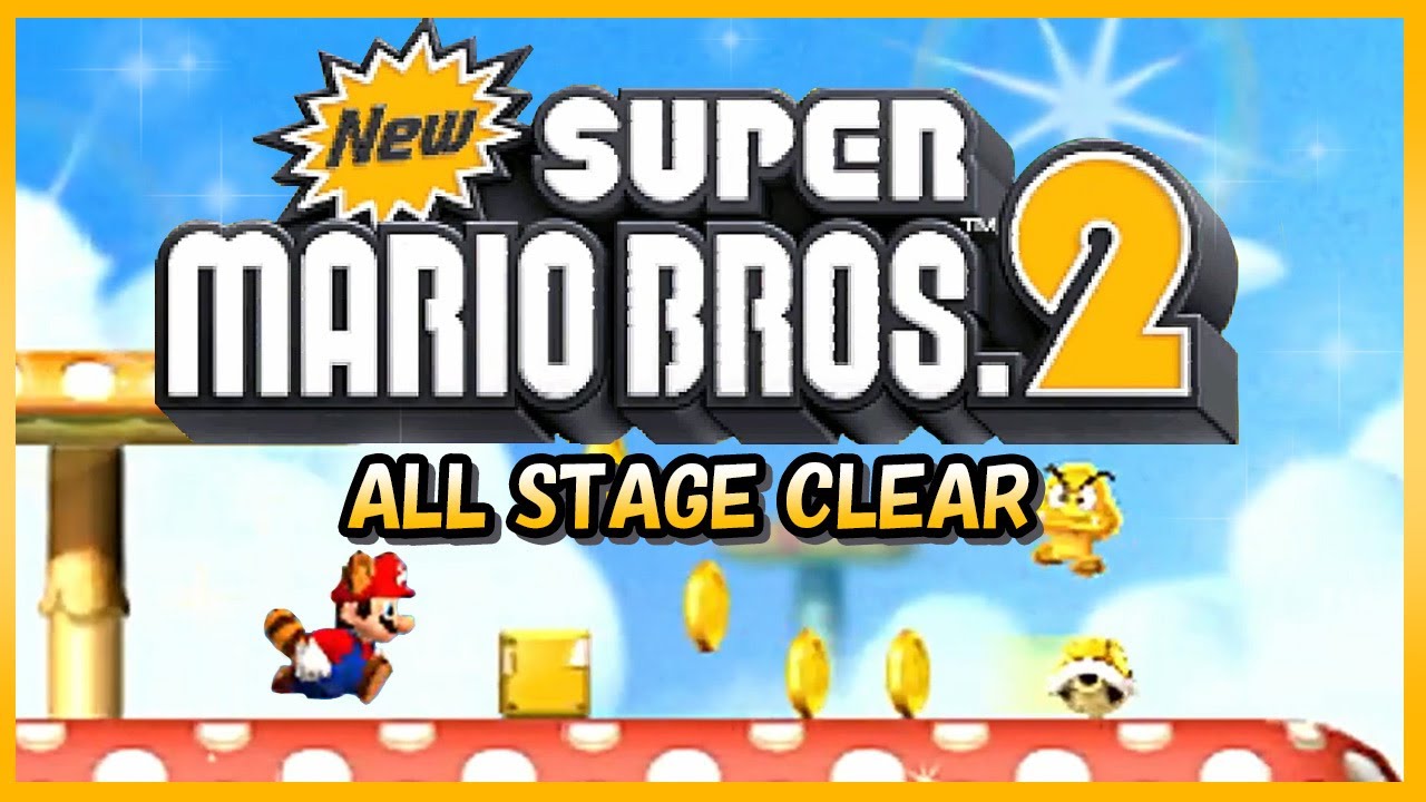 【3DS】任天堂『New スーパーマリオブラザーズ ２- New SUPER MARIO BROS. 2 - 』＿🚩全６ワールド（スターコイン）クリア