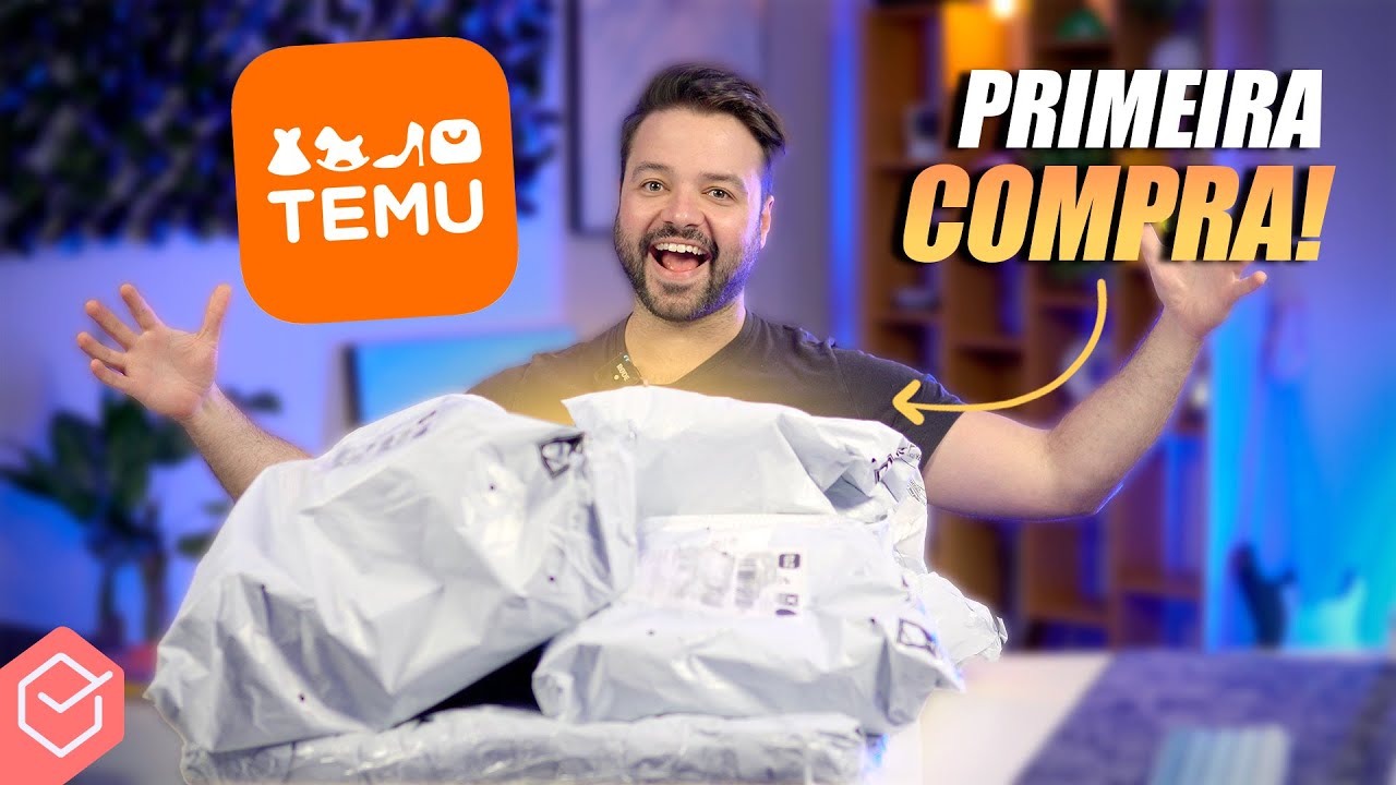 PRIMEIRA VEZ! CHEGARAM minhas COMPRAS da TEMU!! // SuperUnboxing de IMPORTADOS!