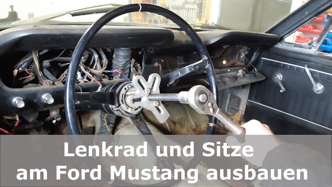 Ausbau des Lenkrads und der Sitze | Ford Mustang