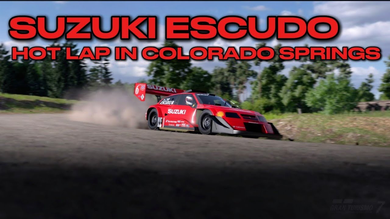 Suzuki Escudo Pikes Peaks - Flying Lap in Colorado Springs - Gran Turismo 7