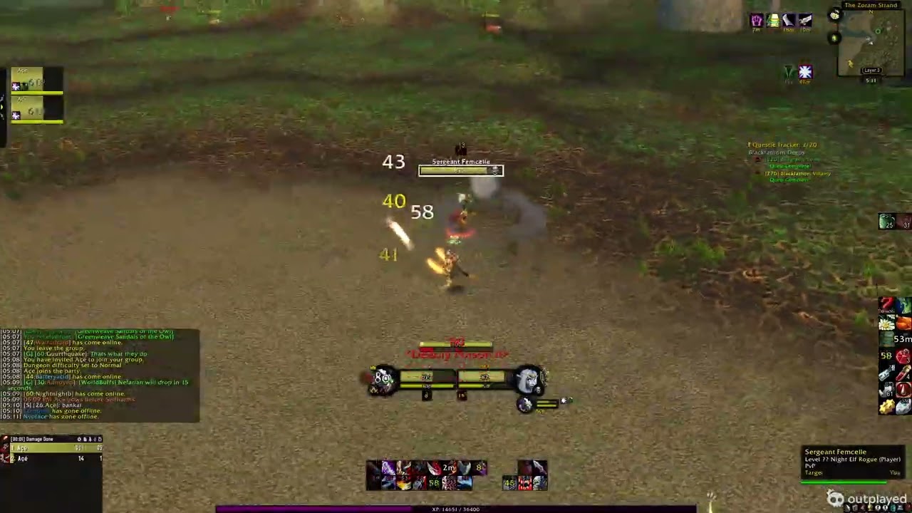 World of Warcraft Classic Twinks dkn around