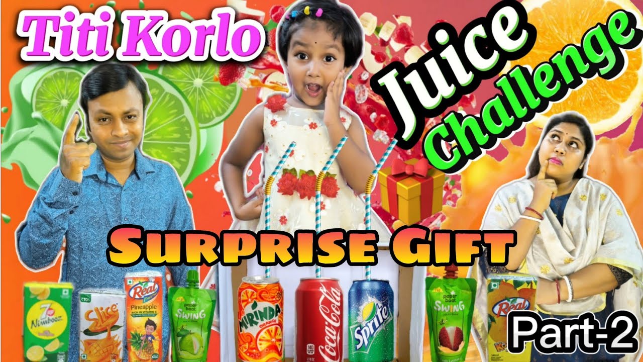 Titi Korlo Juice Challenge🧃🤣||Funny Juice Challenge #shorts #comedy #funnyvideo #trishikarimpa