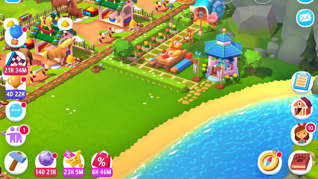 My Farm Makeover #37 - Beach Resort | FarmVille 3