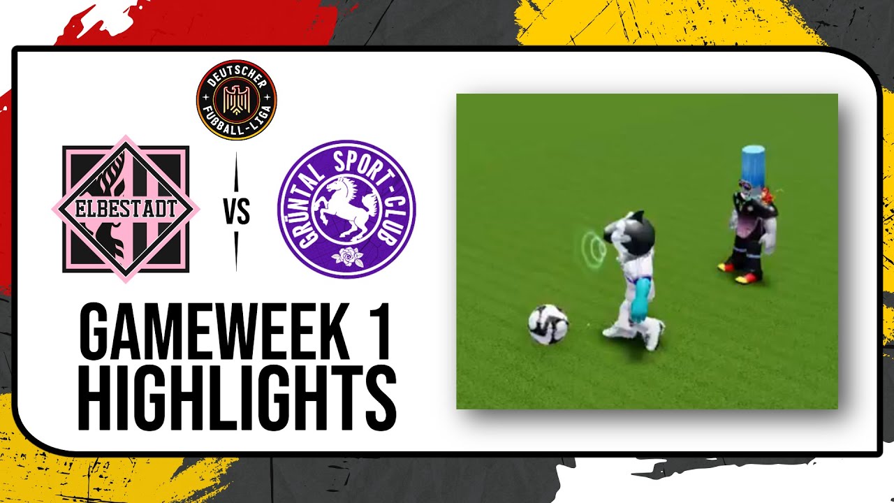 Elbestadt F.C. vs Gr&uuml;ntal S.C. | RFL S1 - Deutscher Fu&szlig;ball-Liga [GW1]