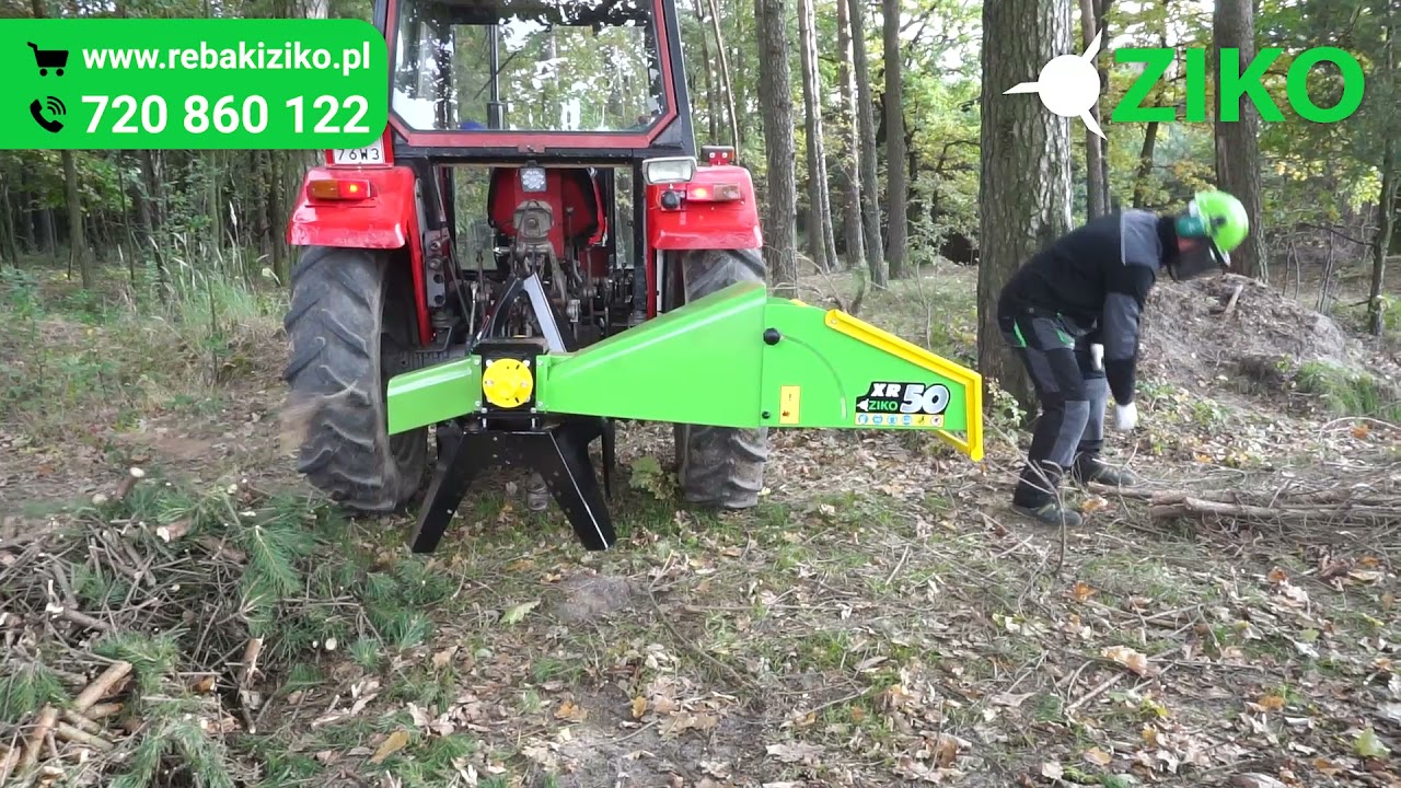 Mała bestia ! rębak jednowałowy XR-50 2 nożowy :) ZIKO XR-50 :)