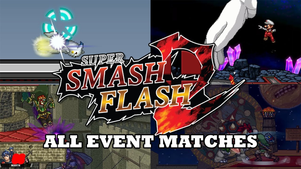 Super Smash Flash 2 - All Event Matches (1.3.1 Beta)