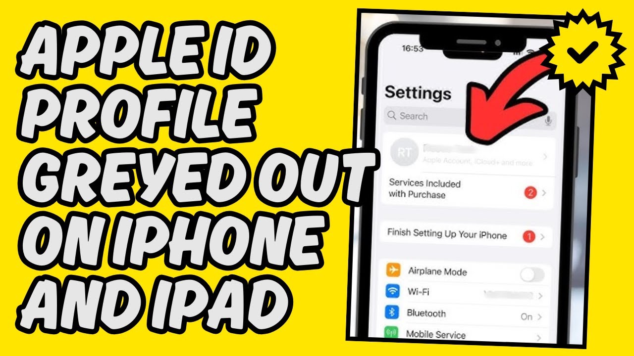 [Easy Fix] Apple ID Profile Greyed Out on iPhone and iPad