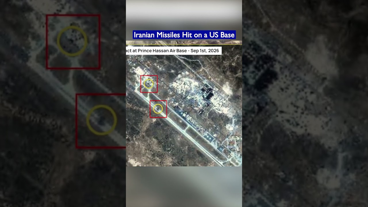 Satellite Imagery Shows Iranian Missile Hits on Jordan Air Base