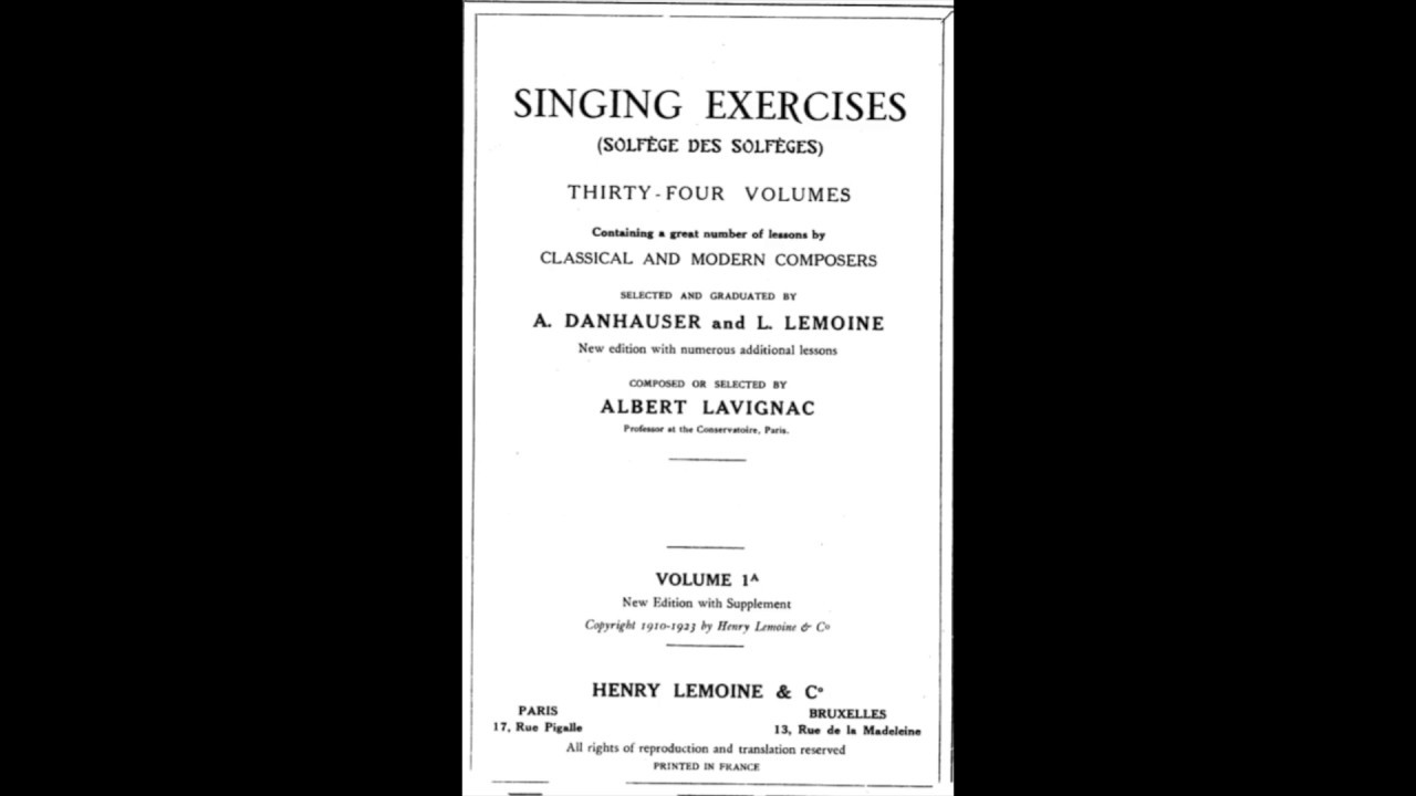 Lavignac Volume 1a No:111 With Two Handed Piano