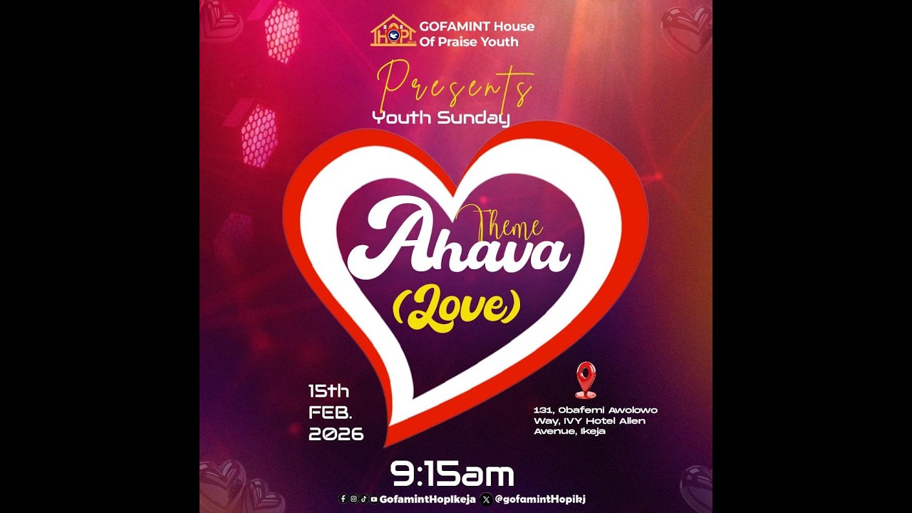 Love is calling… and this Youth Sunday, we’re answering 🤍🔥