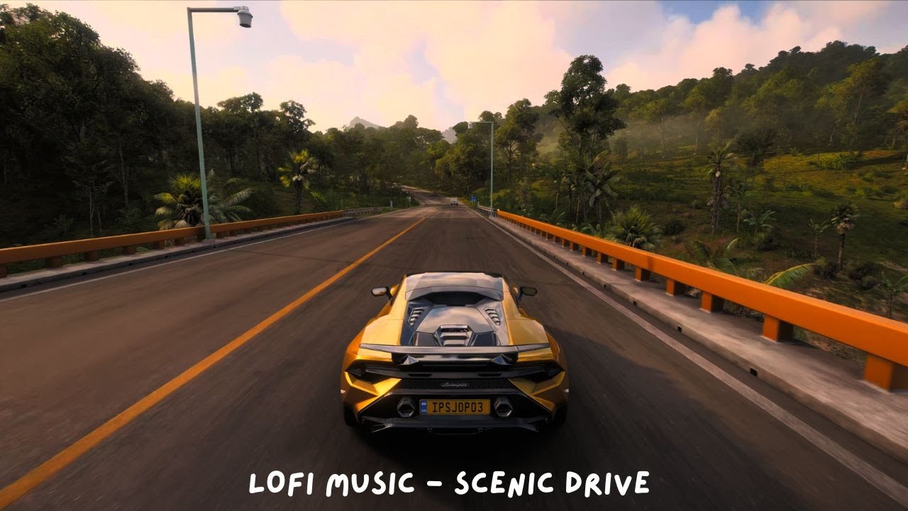 Relaxing Music on a Scenic Drive | Lofi