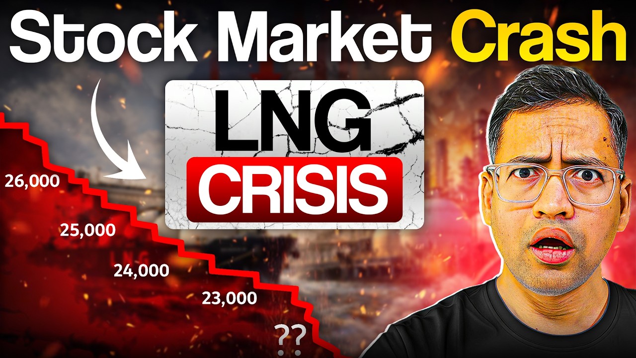It's NOT Oil - It's LNG causing Stock MARKET CRASH - 5 Sectors Worst Affected - Rahul Jain