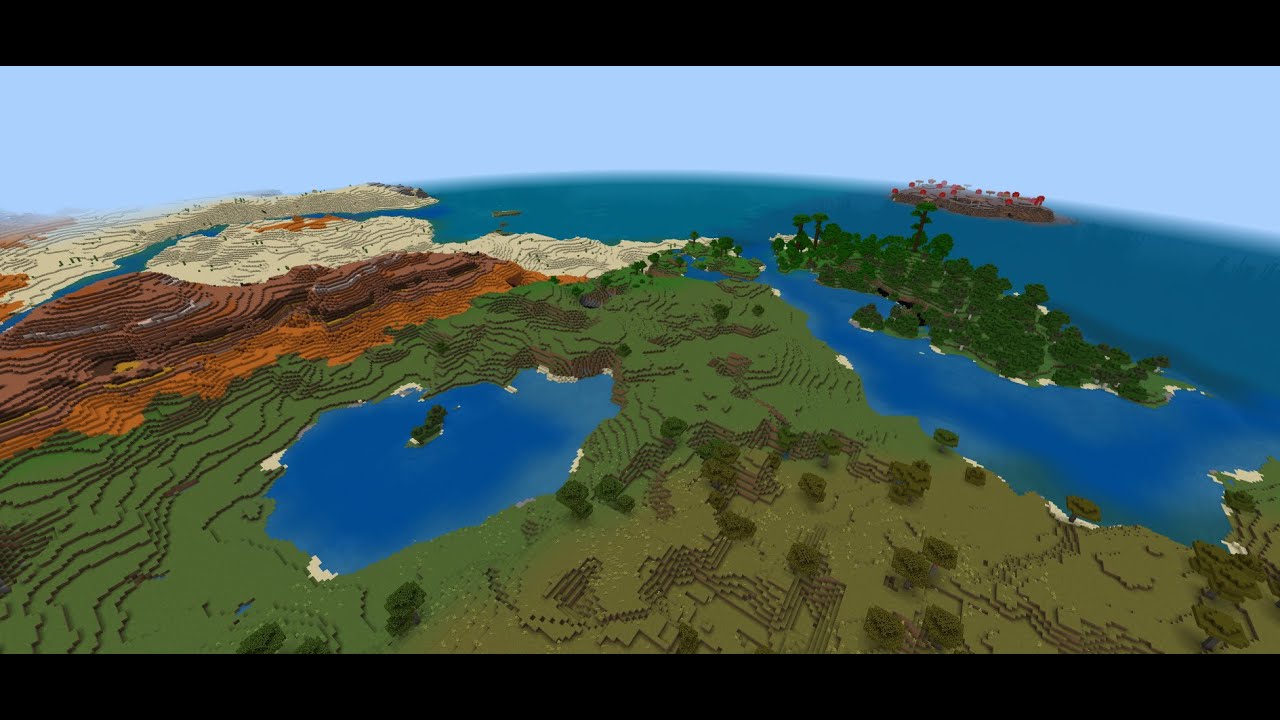 Best 1.18 seed I found(7 different biomes, gigantic pond, mushroom island all a spawn)