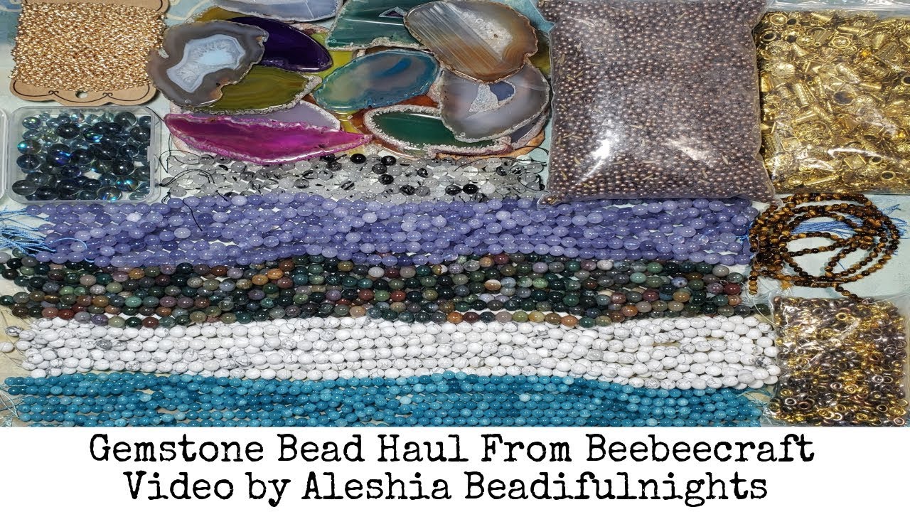 Gemstone Bead Haul From Beebeecraft