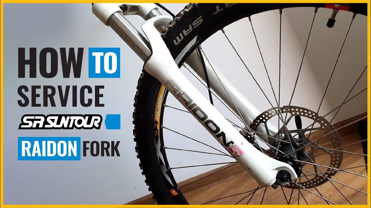 QUICK service - SR Suntour RAIDON fork - tutorial