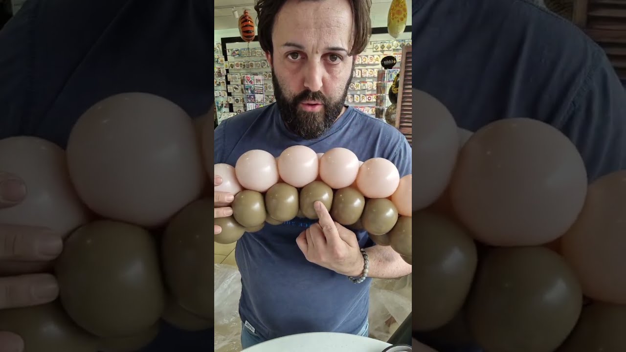 Technique pour réaliser un arc en ciel de ballons | replay de mon live #fiestaballoons