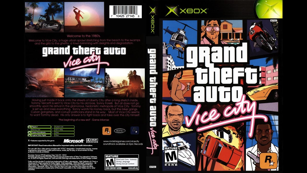 GTA: Vice City (XBOX Gameplay) [720p60]