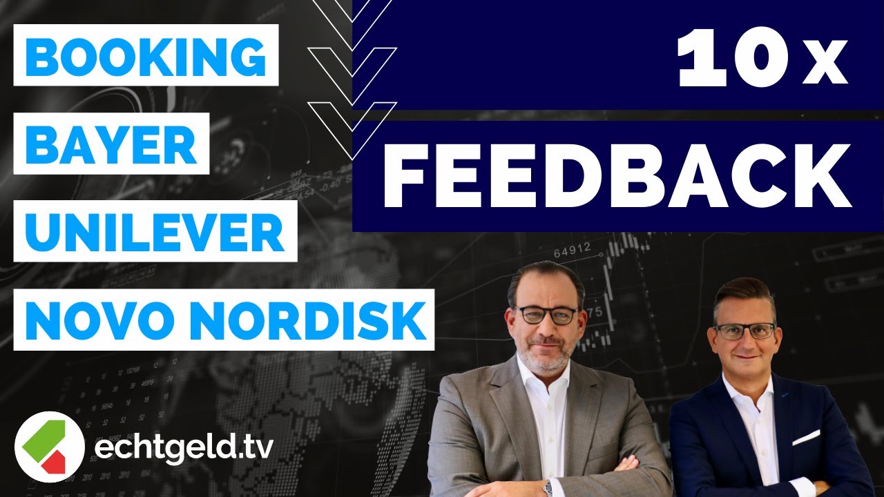 Aktien-Feedback bei Kramer & R&ouml;hl | Bayer, Booking, Fraport, IBM, Otis, Sea, UBER, Unilever plus 2