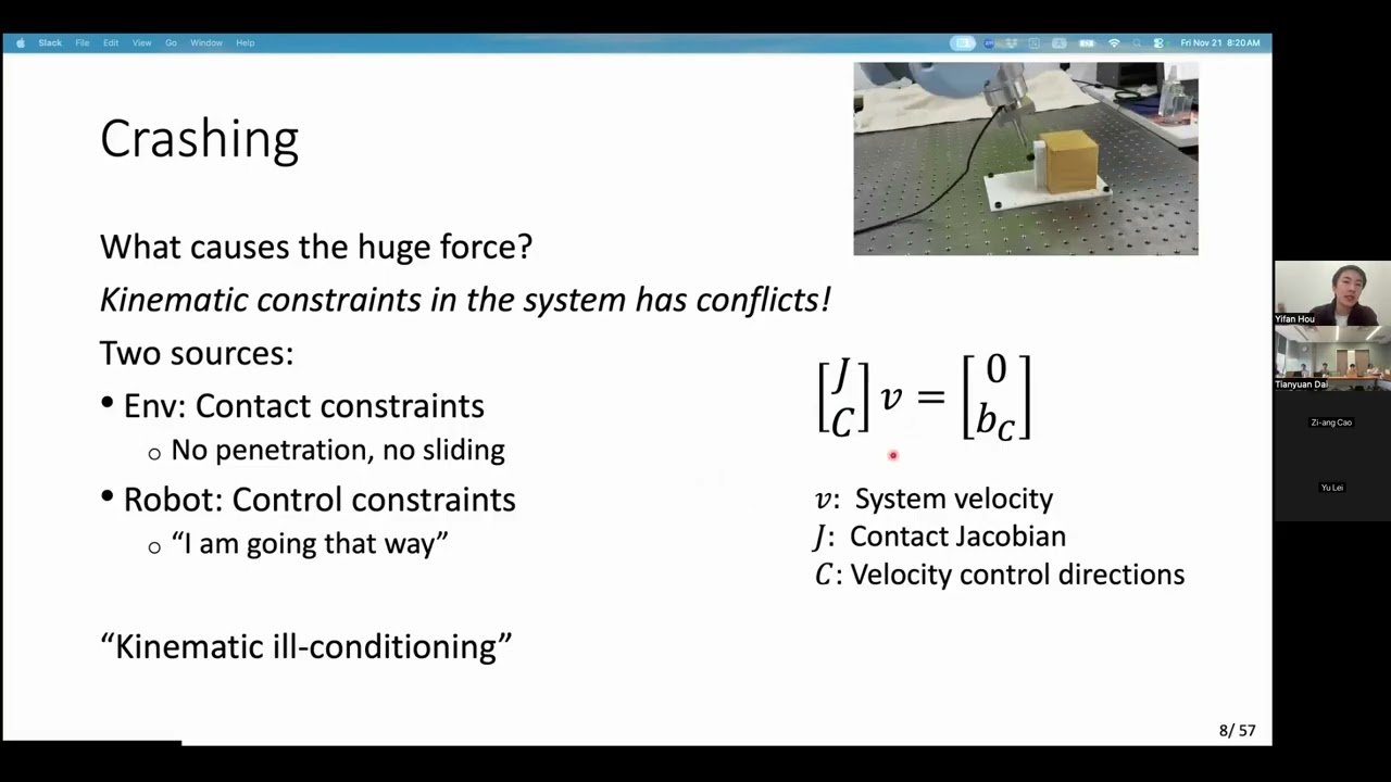 Robust Manipulation in the Real World: Principles and Applications -  Dr. Yifan Hou 11.21