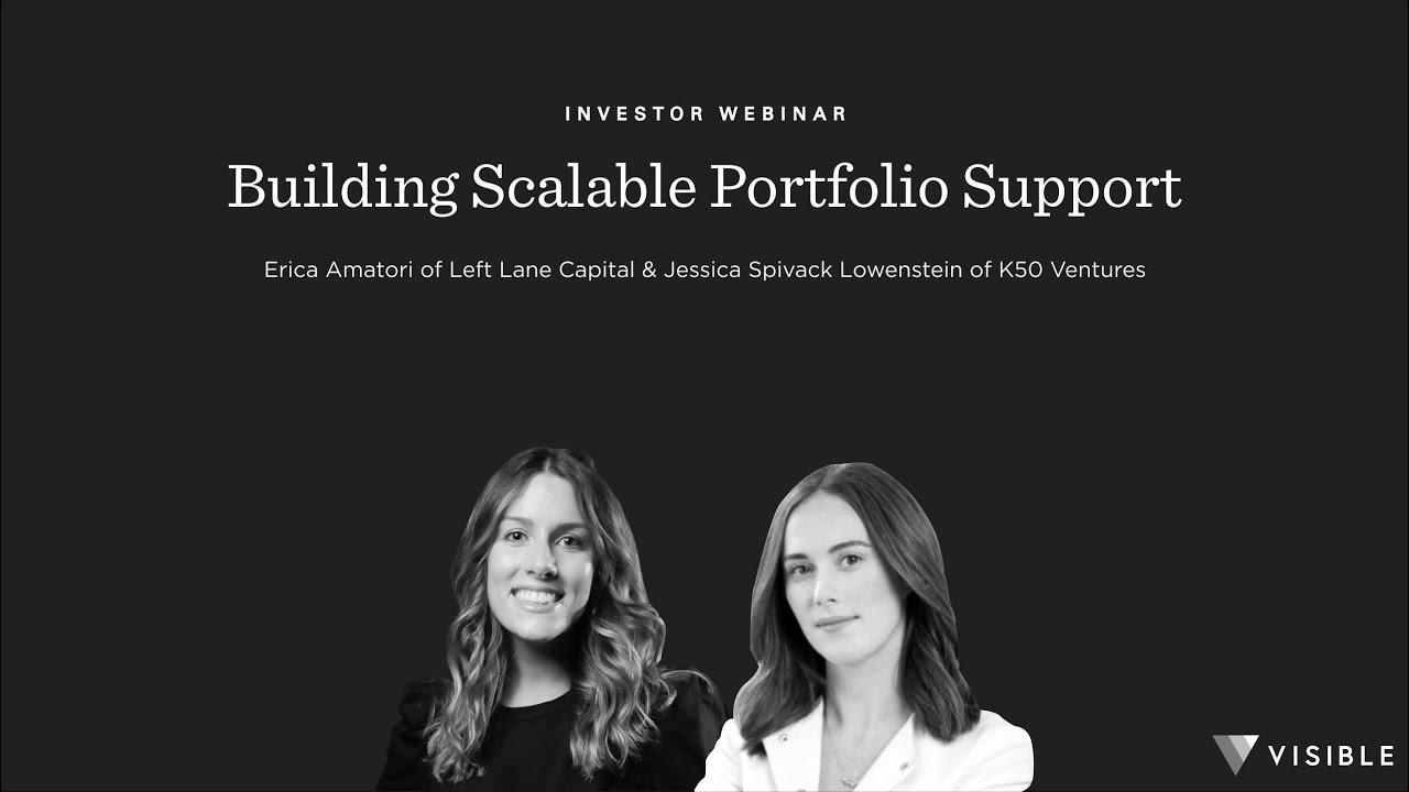 Building Scalable Portfolio Support at Your VC Fund