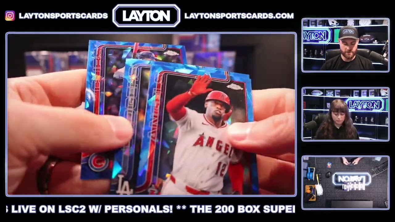 2025 Topps Chrome Update Series Baseball Sapphire Edition 10 Box Case Break #5