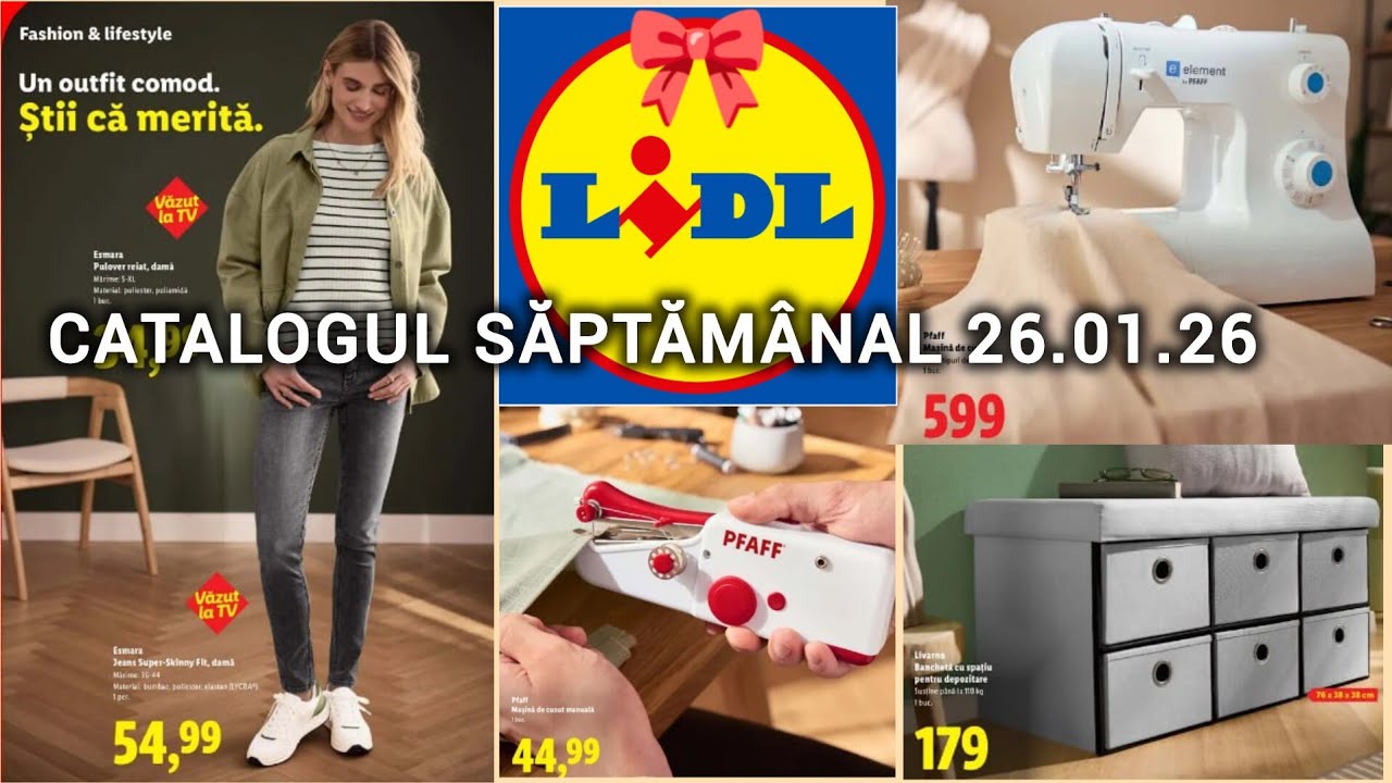 ✨ Promoția Lidl Catalogul ✨ a Săptămânii din 26/01 până în 01/02 🎀 Bucătărie Textile Parkside