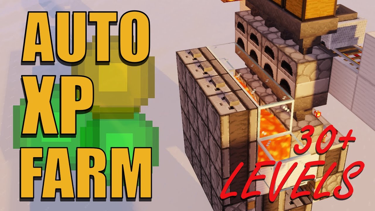 XP Farm Minecraft | Easy Tool Repair | 1.15 Java Redstone Basics Tutorial