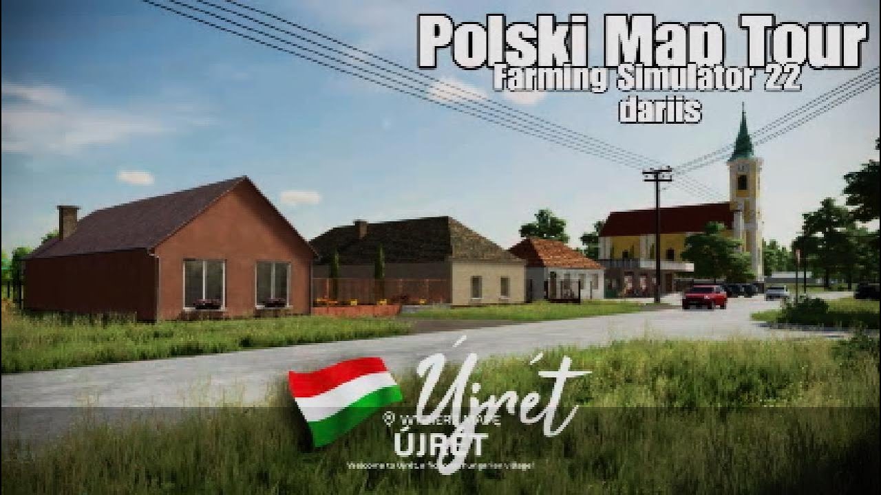 &Uacute;jr&eacute;t- Polski Map Tour- 4K-  konsole- Farming Simulator 22/PS5
