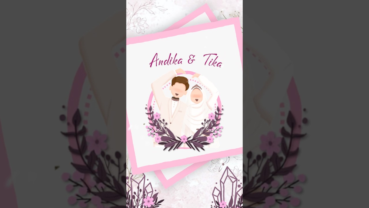 Undangan Video Digital 50 I Undangan Syar'i Wedding Invitation