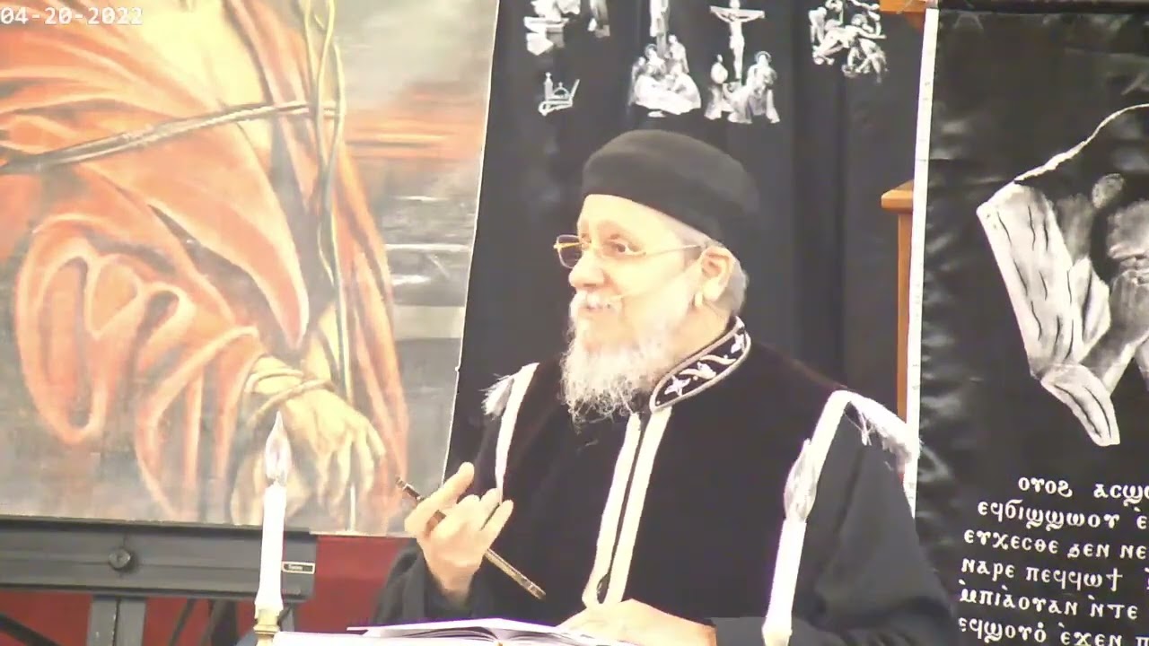 لغة الطيب - عظة ليلة الخميس الكبير من البصخة المقدسة - القمص يوحنا نصيف ٢٠ أبريل ٢٠٢٢م.