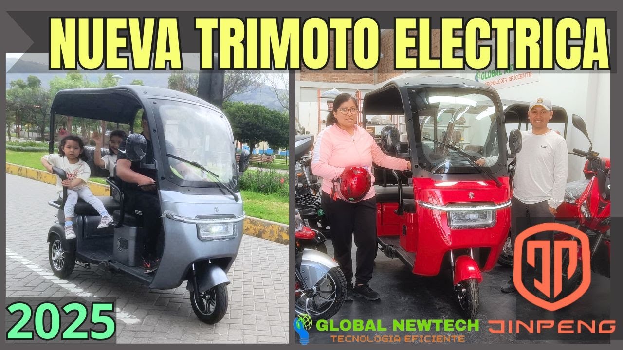 NUESTRA NUEVA TRIMOTO CON TECHO, MODELO ZHG DE JINPENG. MUY MEJORADA.