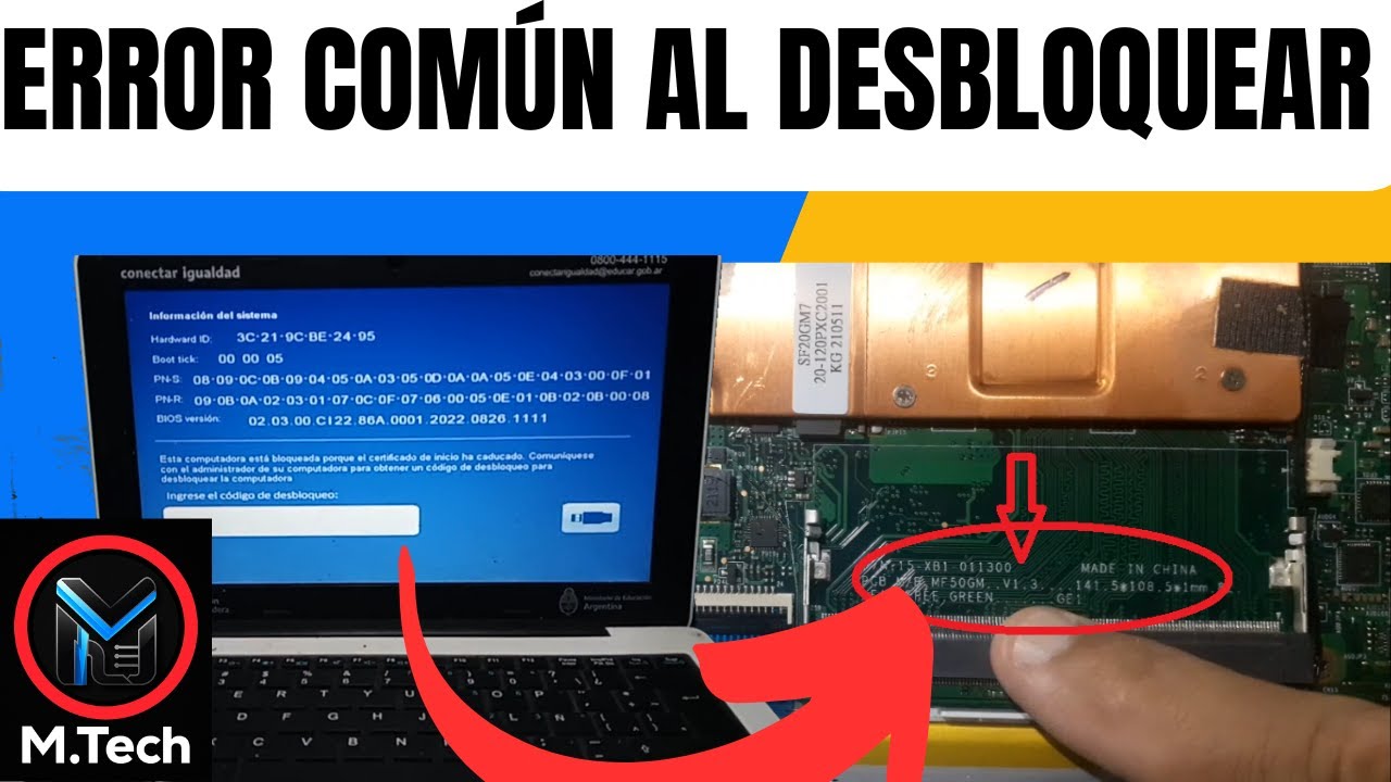 👉 Desbloqueo de Netbook Juana Manso 🔓 Cuando NO Funciona el Método del Destornillador