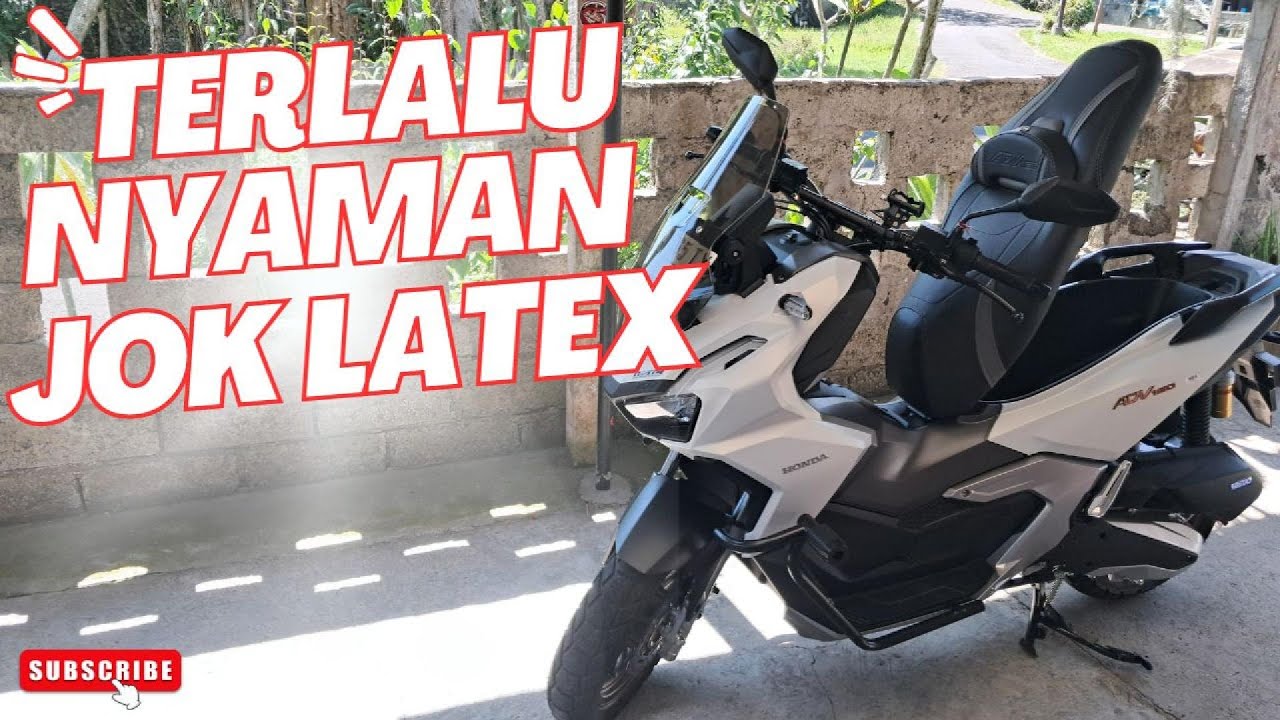 Proses pemasangan busa latex pada jok ADV 160