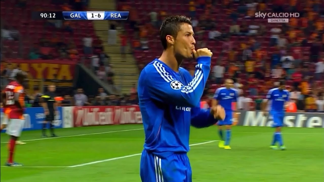 Cristiano Ronaldo Hattrick Vs galatasaray Away HD 1080i (18/9/2013) 