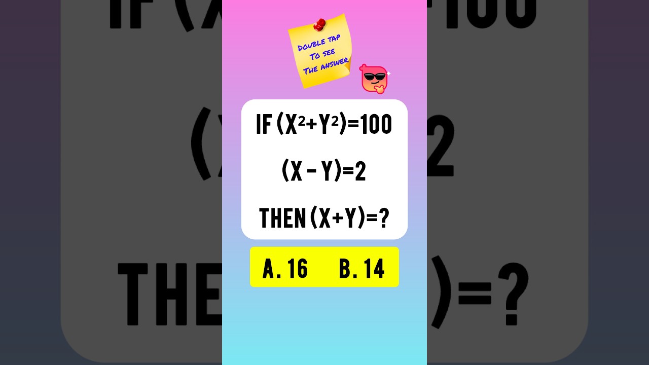 🎯 LIVE Math Test Challenge! 🧠 Solve This Tricky Math Question 😱#live #shorts #challenge #algebra